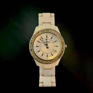 White Fossil Women’s Watch